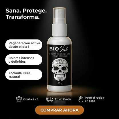 Bio Ink Crema Restauradora de  Tatuajes