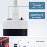 Combo para  amantes de mascotas  Ducha Portatil  + Cepillo para Pelo + Spray Bucal