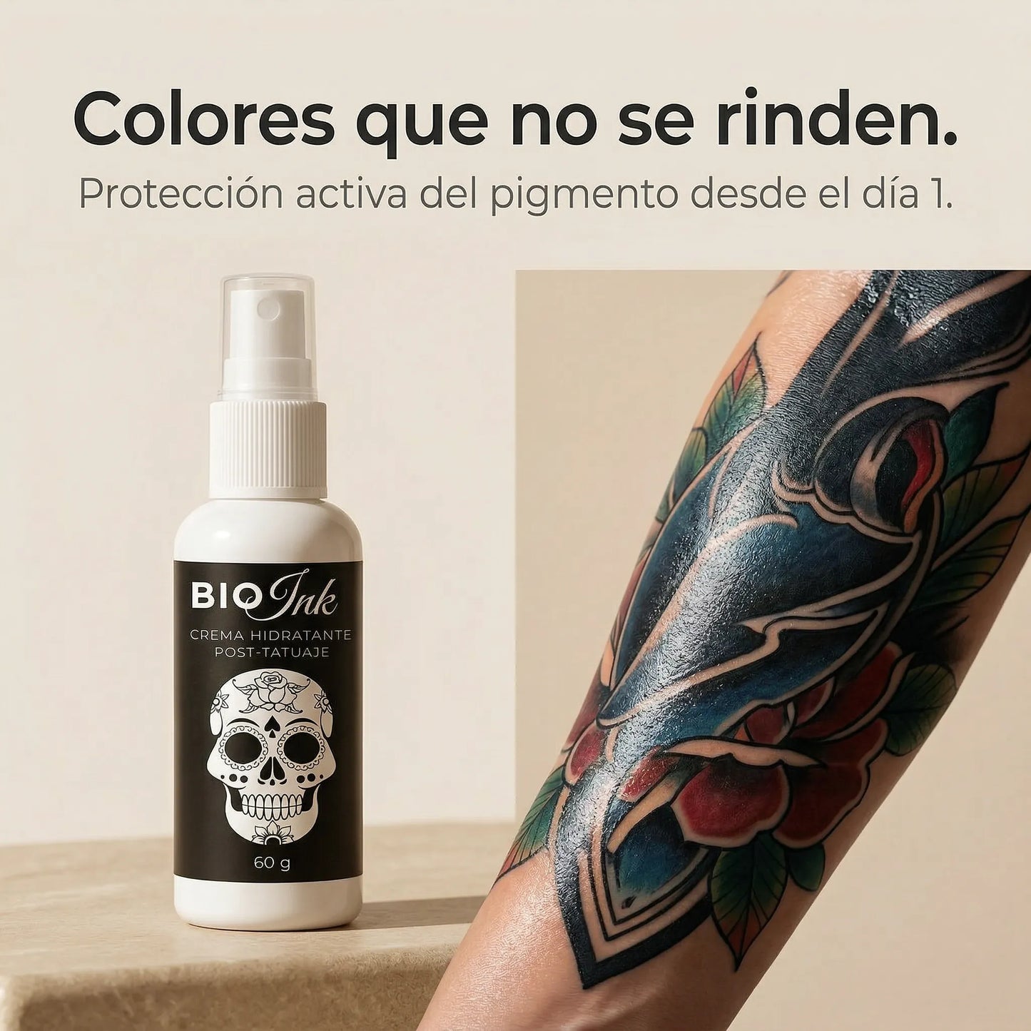 Bio Ink Crema Restauradora de  Tatuajes